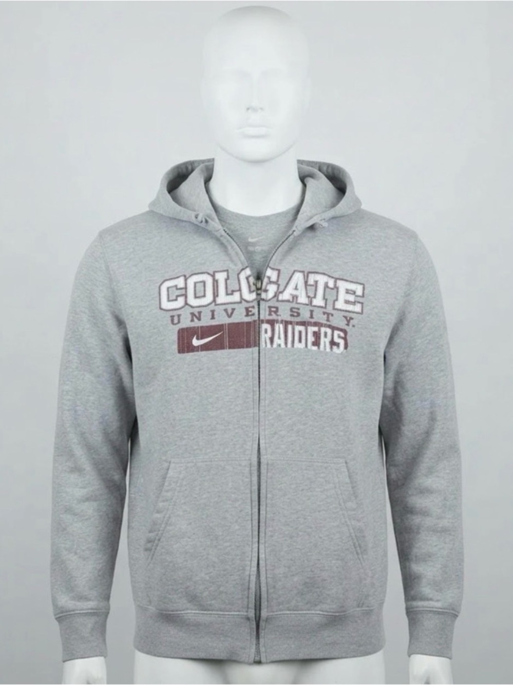 Nike Gray Colgate University Raiders Full-Zip Hoodie